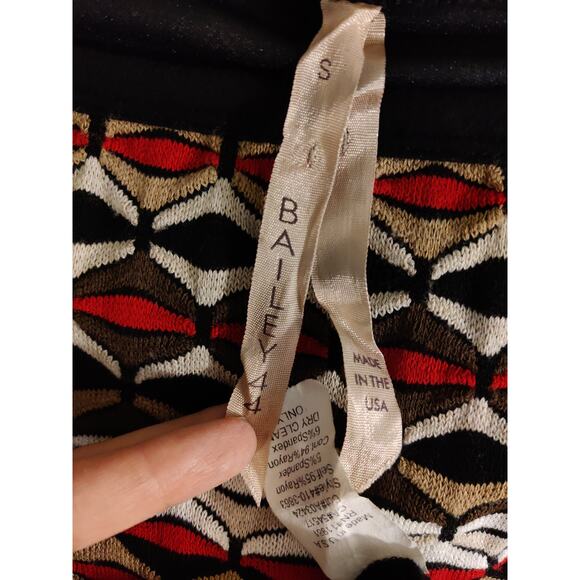 Bailey 44 Multicolor Geometric Print High Waisted Knit Pencil Skirt Size S - Picture 8 of 8